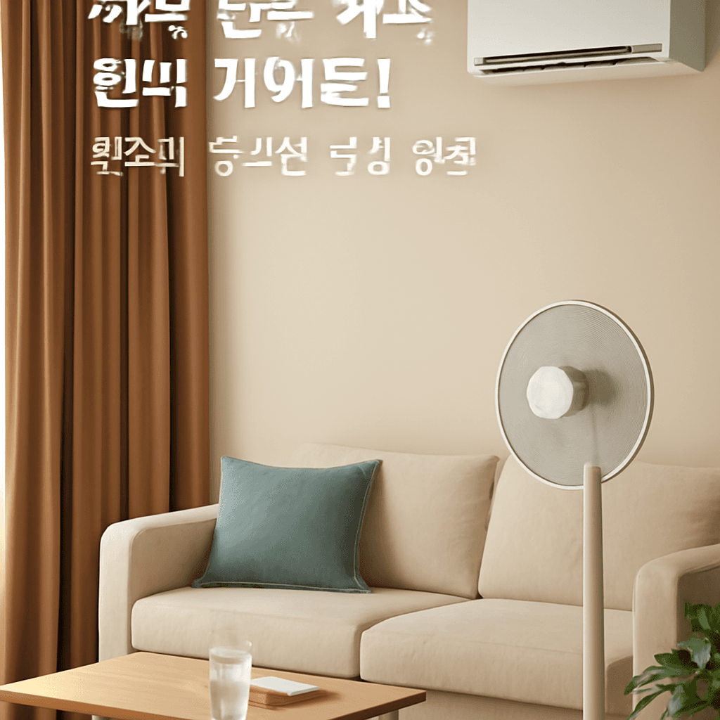여름 집콕 생활 완벽 가이드! 시원한 냉방팁으로 전기세 걱정 없이 보내는 법